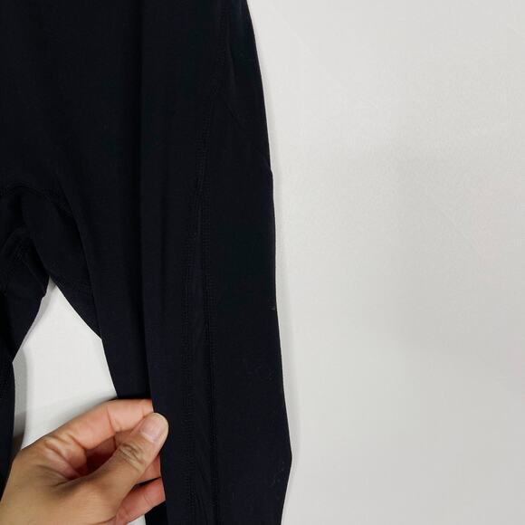 Gymshark Womens XSmall XS Black Side Mesh Pieced Leggings Workout Activewear Gym - Picture 6 of 9